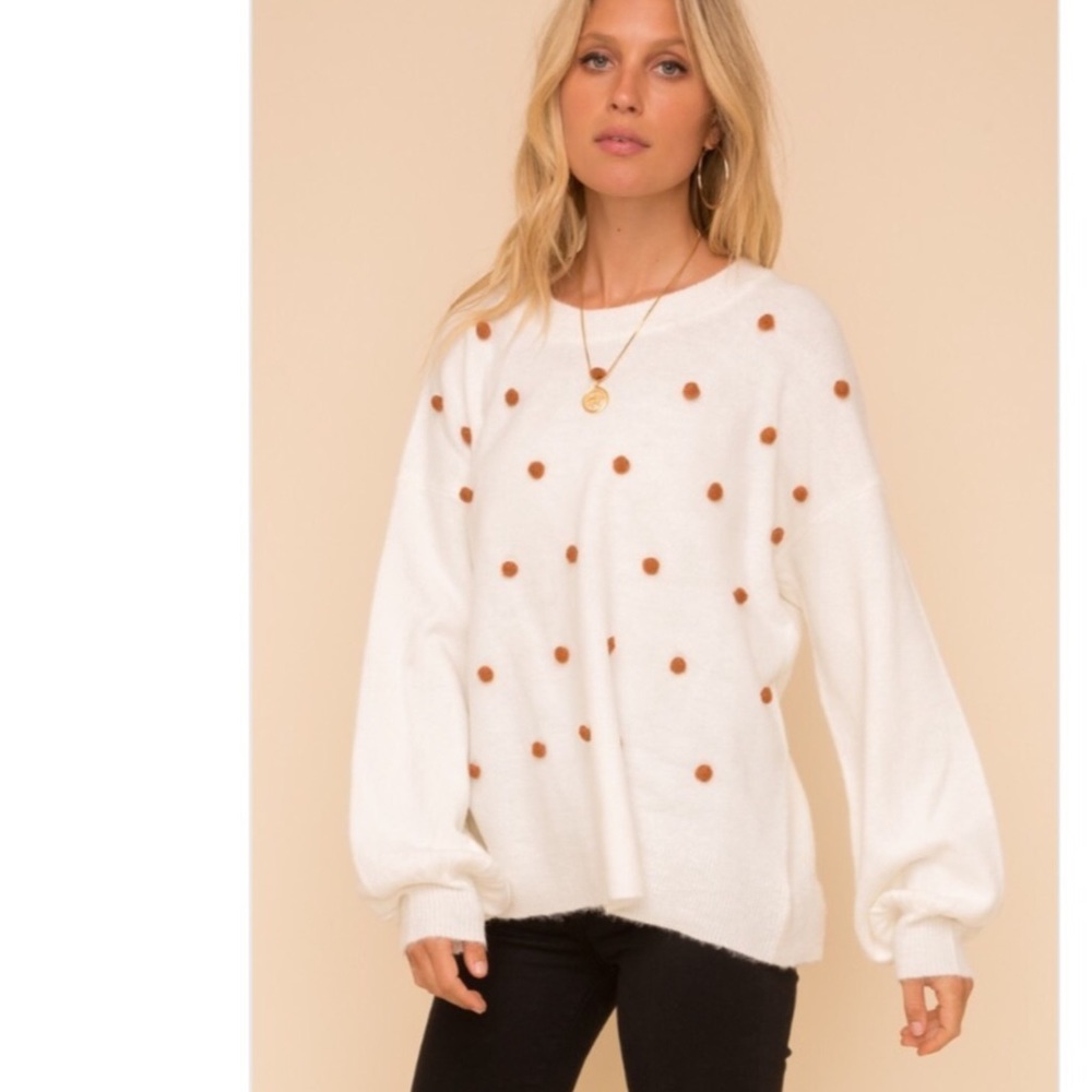 Pom Pom Sweater, New - Picture 3 of 12